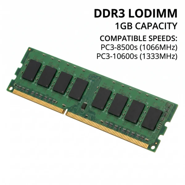 DDR3 DRAM Lodimm 1GB