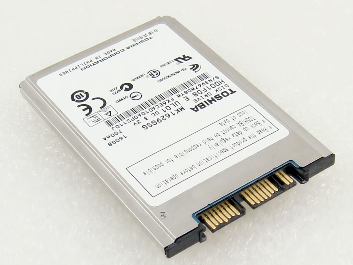 Toshiba 1.8" 160GB MK1629GSG MK1633GSG