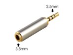 2.5mm to 3.5mm Headphone Jack Adapter