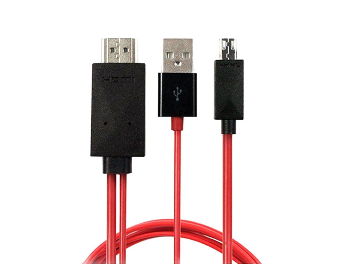 Micro USB 5pin to HDMI cable