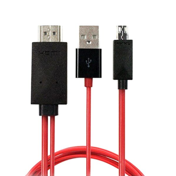 Micro USB 5pin to HDMI cable