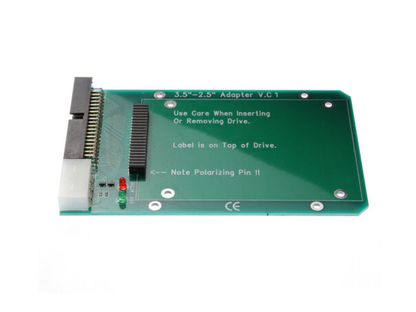 44pin 2.5" Laptop IDE HDD to Desktop 40pin 3.5" Adapter