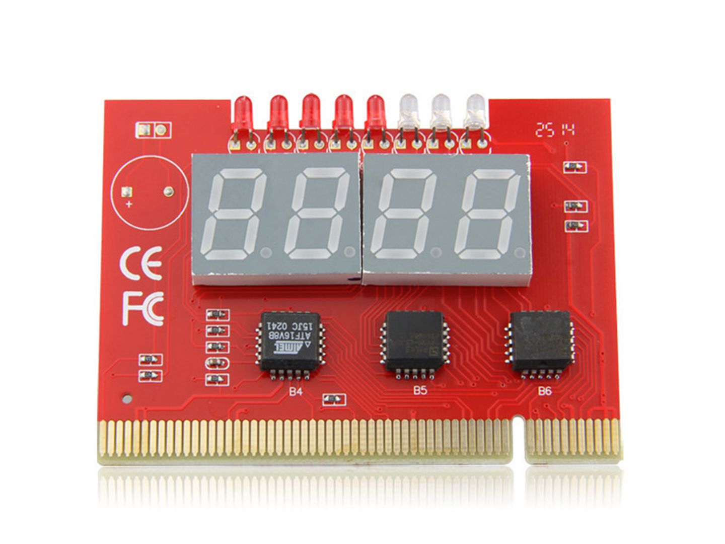 4 Bit Computer Fault Analysis Diagnosis Card