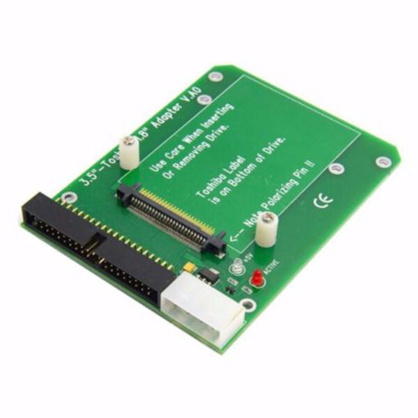 50pin 1.8" Toshiba Micro Drive CF to 3.5" 40pin IDE Desktop HDD Adapter Card
