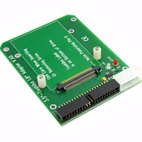 50pin 1.8" Toshiba Micro Drive CF to 3.5" 40pin IDE Desktop HDD Adapter Card