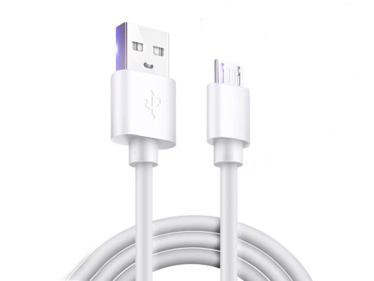 white data charging cable