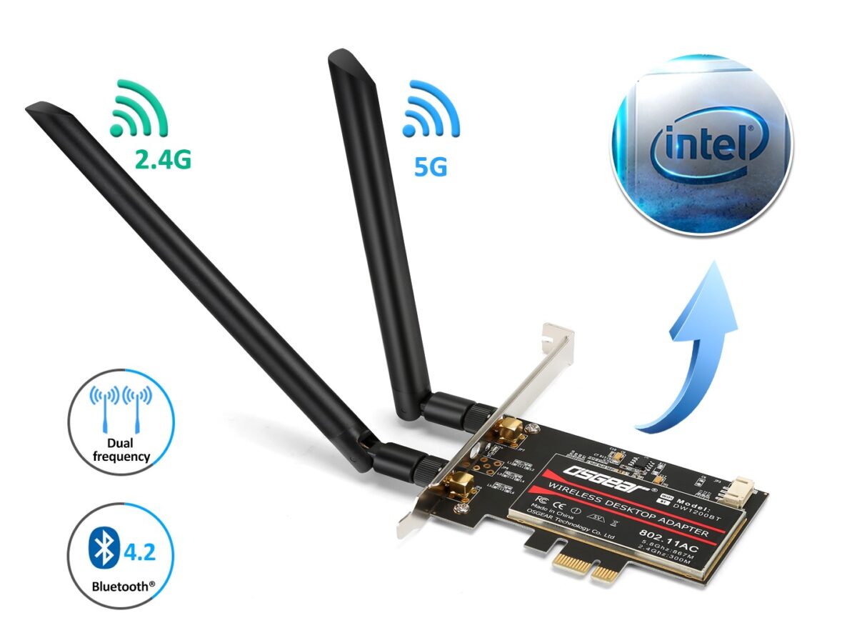 DW1200BT Wireless PCIE Card