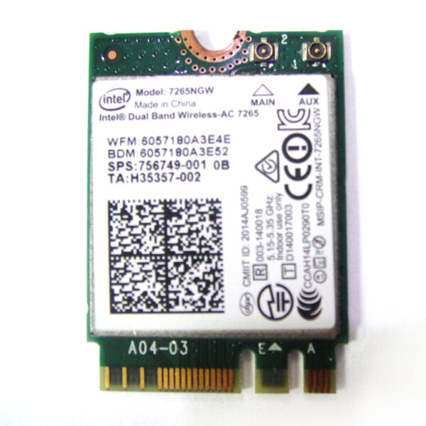 Intel 7265NGW AC