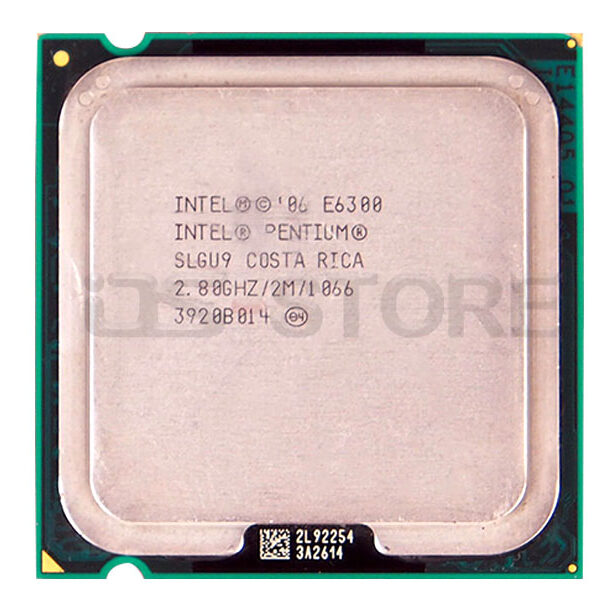 Intel  E6300 SLGU9 SLGW2  LGA 775 CPU