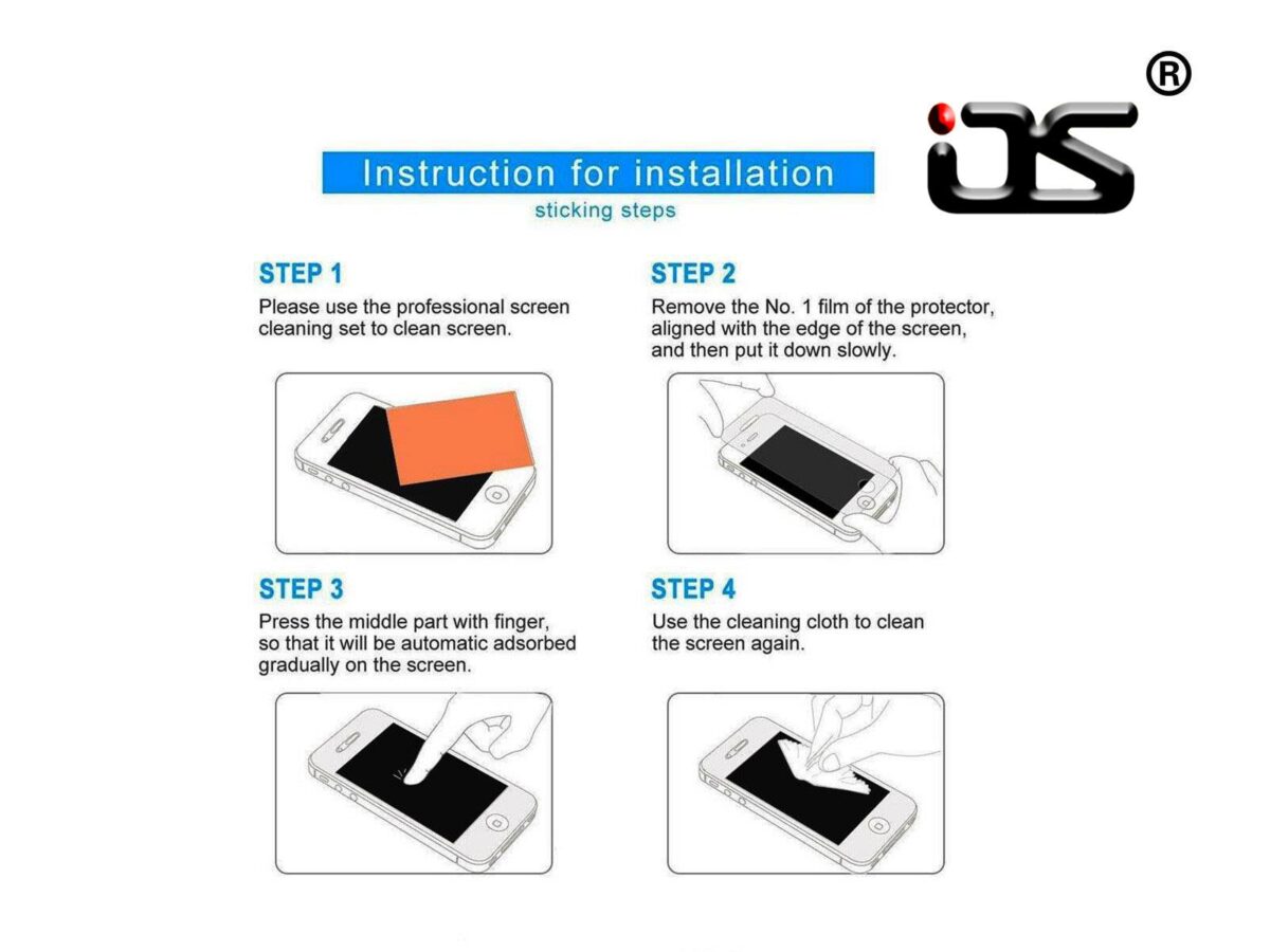 OS Tempered Glass for iPad 2 3 4