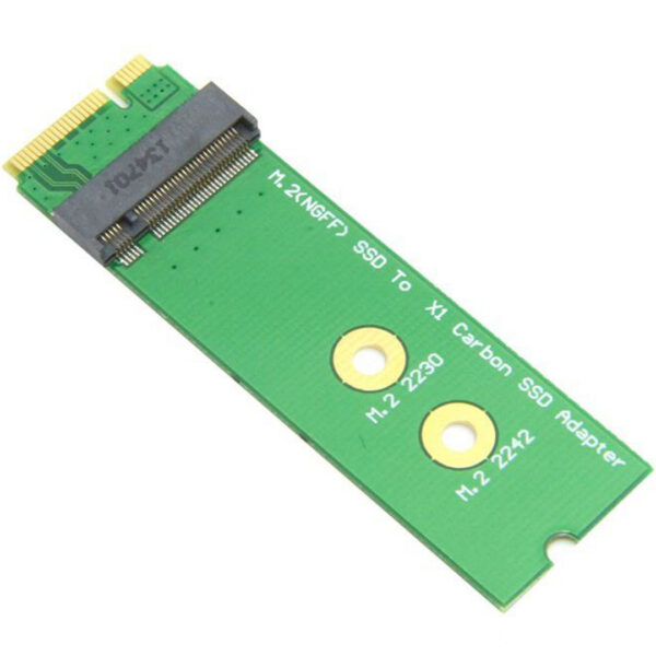 Mini PCI-E 2 Lane 30mm 42mm SSD to Lenovo ThinkPad 1 Adapter