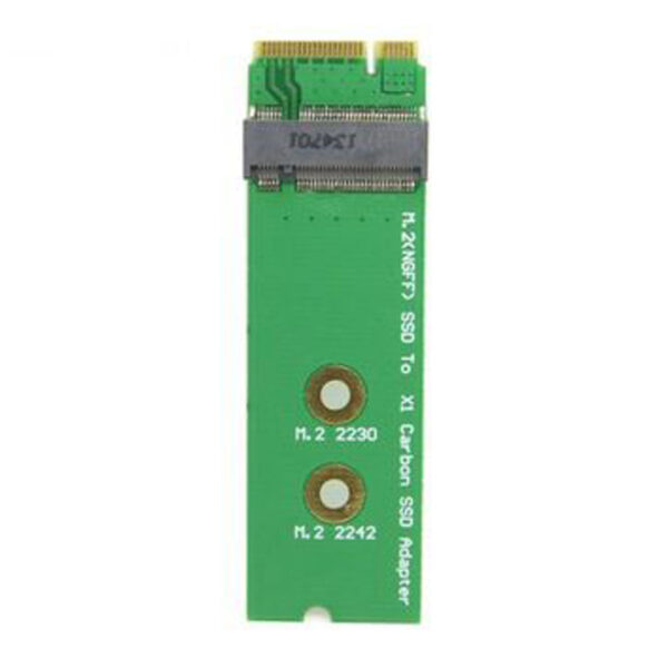 Mini PCI-E 2 Lane 30mm 42mm SSD to Lenovo ThinkPad 1 Adapter