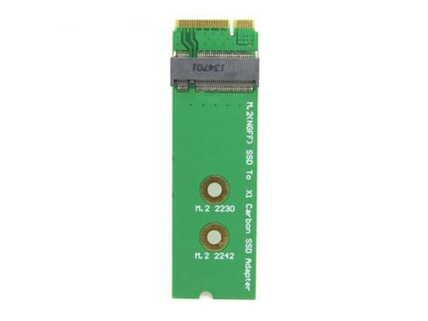 Mini PCI-E 2 Lane 30mm 42mm SSD to Lenovo ThinkPad 1 Adapter