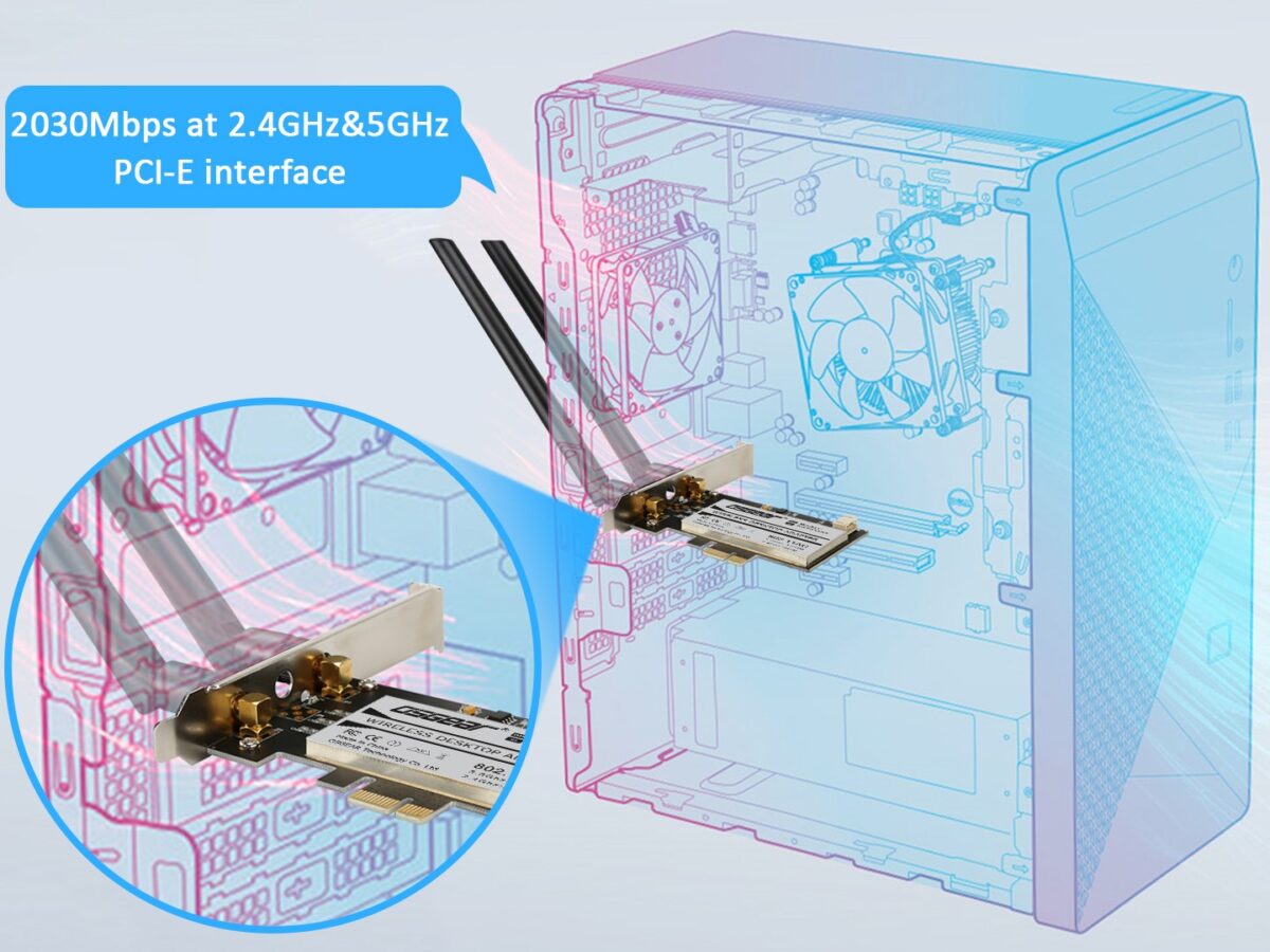 DW2030BT Wireless PCIE Card