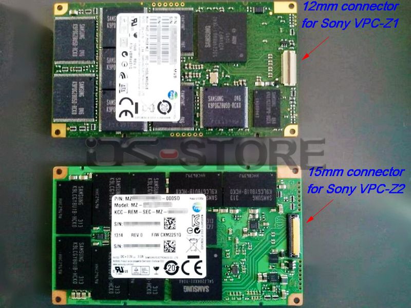 Sony VPC Z1 Z2 connector
