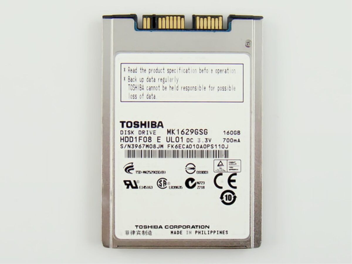 Toshiba 1.8" 160GB MK1629GSG MK1633GSG