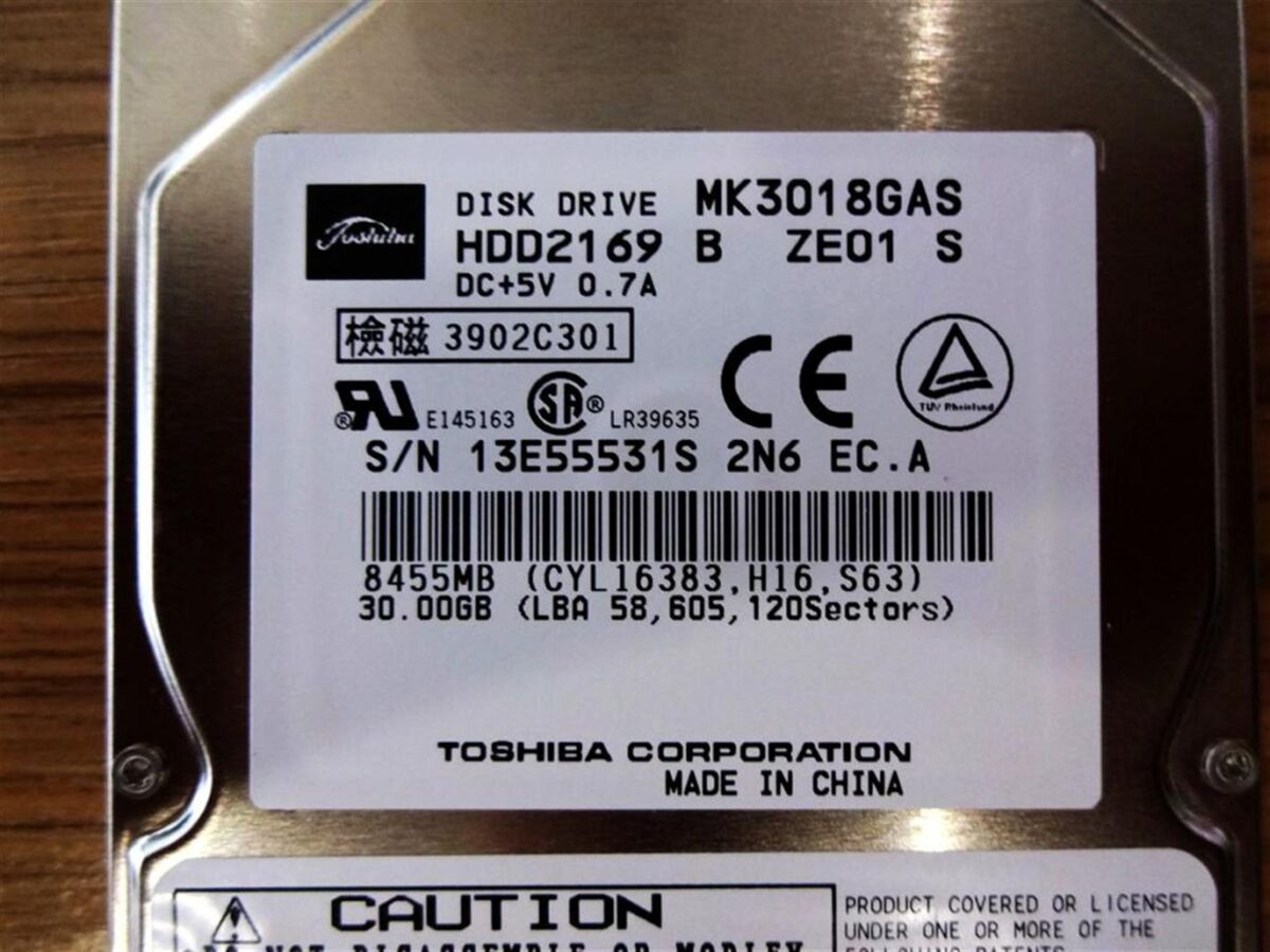 Toshiba MK3018GAS