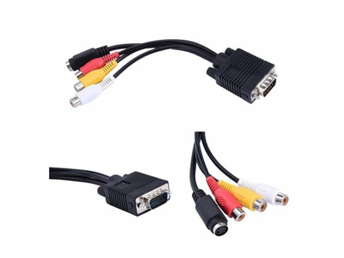 VGA to S+AV cable cord