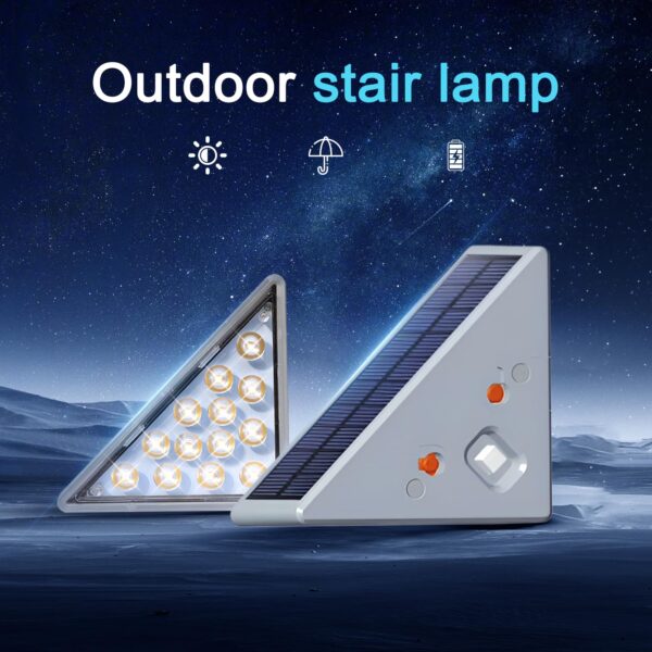 OSGEAR OMT LED Solar Step Lights Lighting Stair Waterproof Outdoor Deck Decor IP67