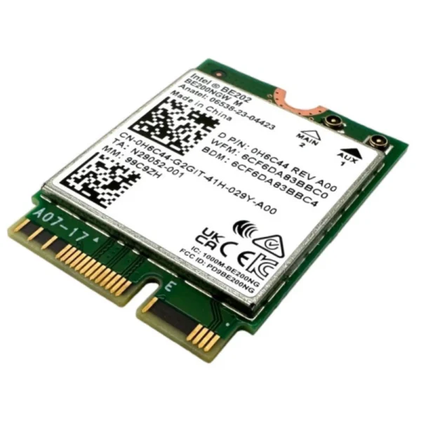 Dell 0H6C44 Intel BE202NGW Wireless WiFi6 Card CNVio3 BT5.4 Bluetooth NGFF M.2 5.8Gbps 802.11ax