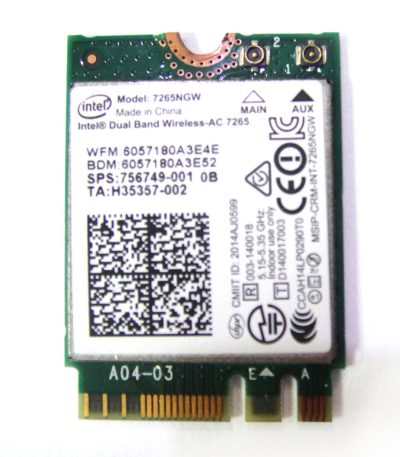 Intel 7265NGW AC